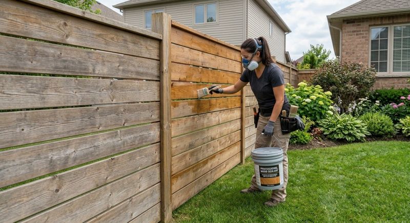 Fence Sealing in Kansas City, KS