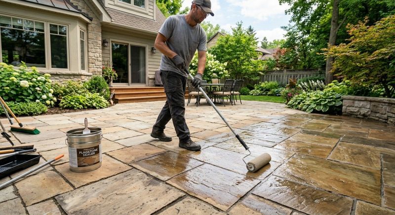 Flagstone Sealing in Kitsap County, WA