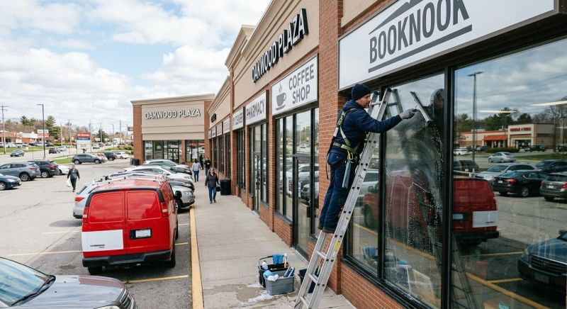 Strip Mall Window Cleaning in Baltimore, MD
