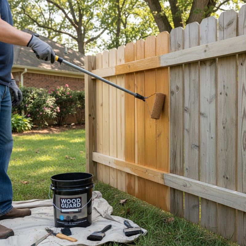 Cedar Fence Sealing in Kansas City, KS