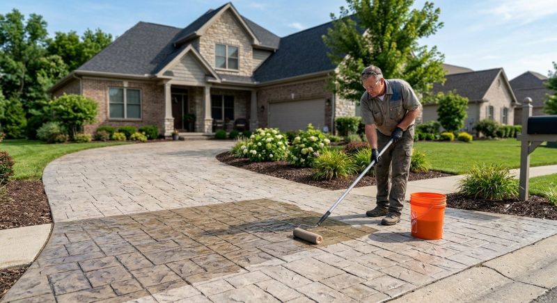 Concrete Driveway Sealing in Bellevue, WA