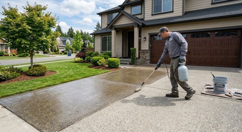 Concrete Driveway Sealing in Seattle, WA