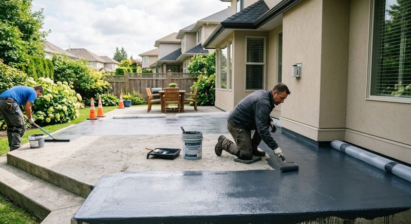 Concrete Patio Sealing in Tacoma, WA