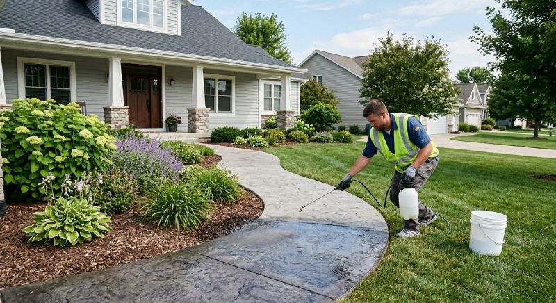 Concrete Walkway Sealing in Renton, WA