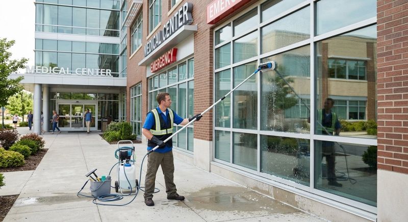 Hospital Window Washing in Newark, DE