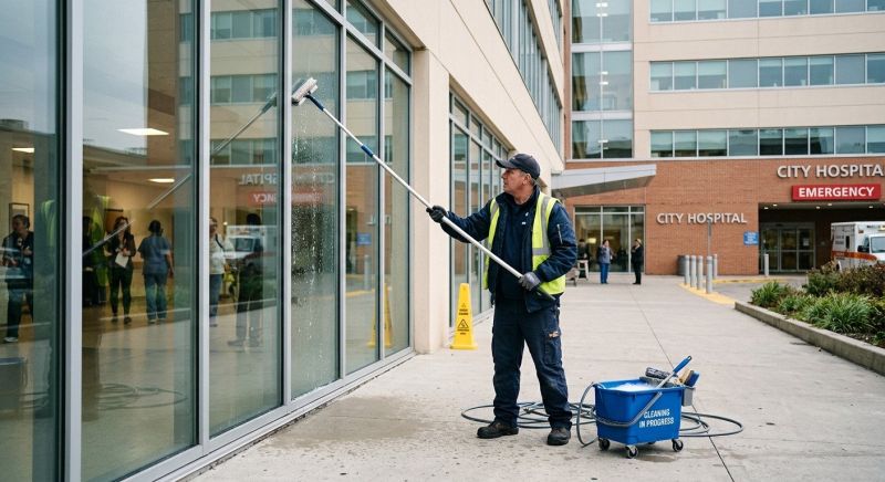 Hospital Window Washing in Newark, DE
