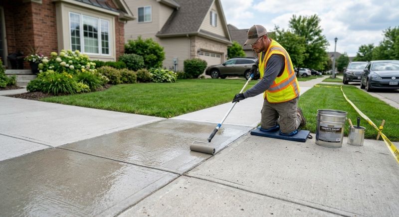 Stamped Concrete Sealing in Seattle, WA