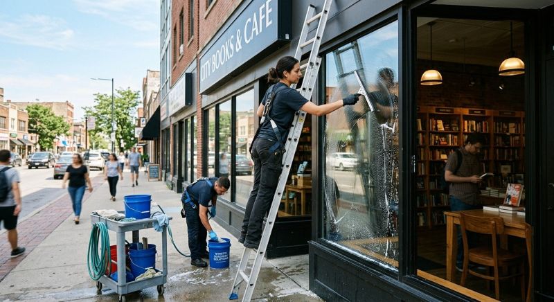 Strip Mall Window Cleaning in Denver, CO